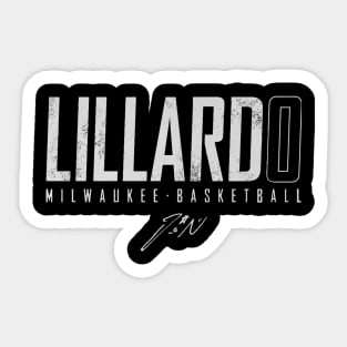 Damian Lillard Milwaukee Elite Sticker